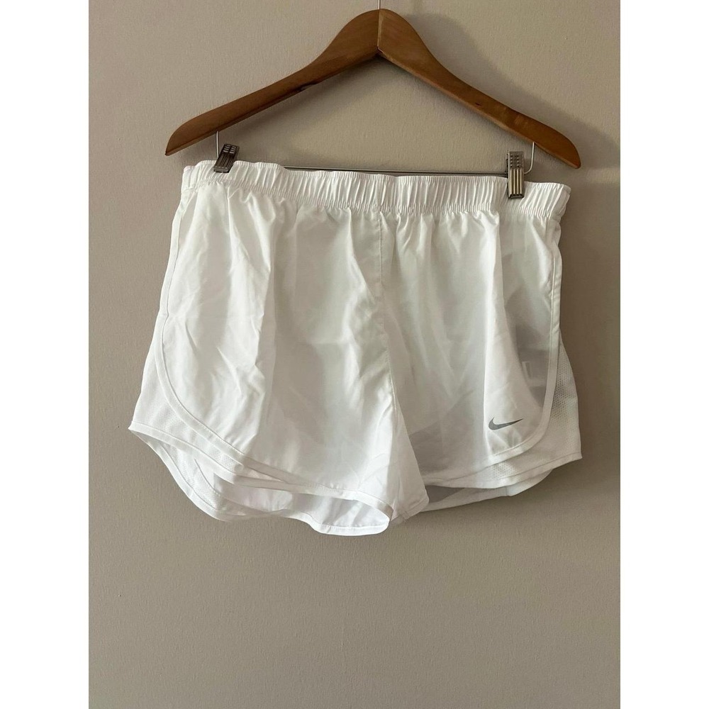 Nike Women's Dry Fit White Running Shorts XL NWT